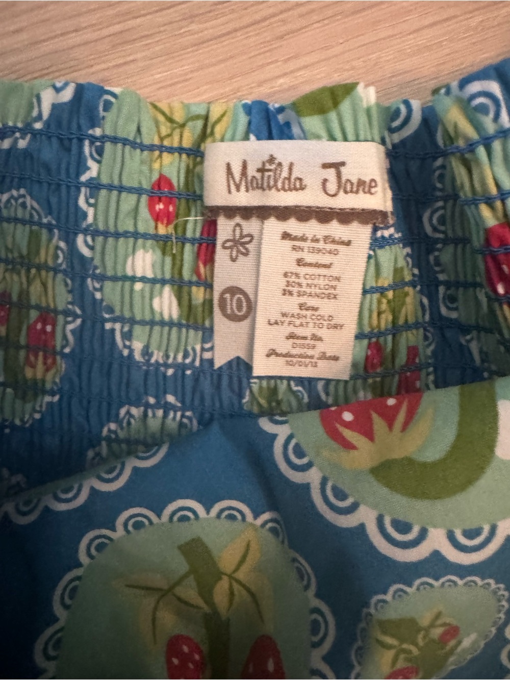 Matilda Jane Girls' Multicolor Striped Party Dress - Picture 4 of 4